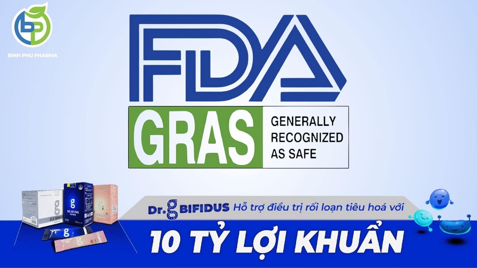 Feature image for post: MEN VI SINH DR.G ĐƯỢC GRAS FDA HOA KỲ CHỨNG NHẬN